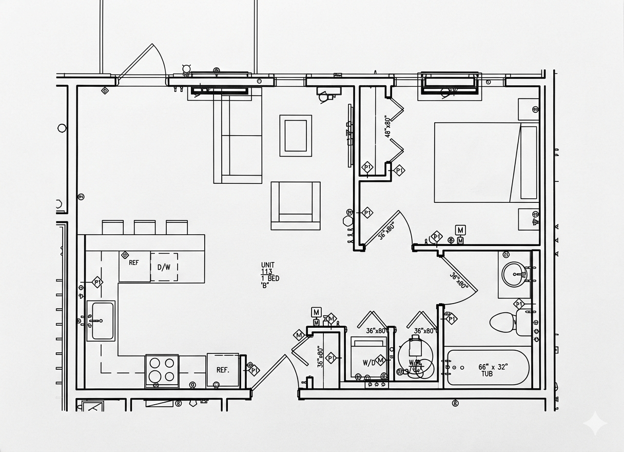 Studio Type A Floor Plan