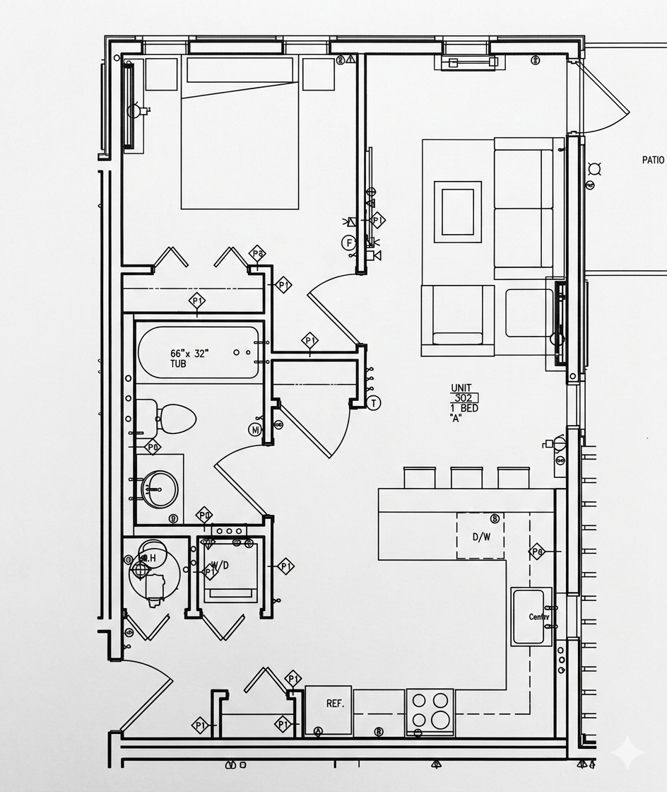 Studio Type A Floor Plan