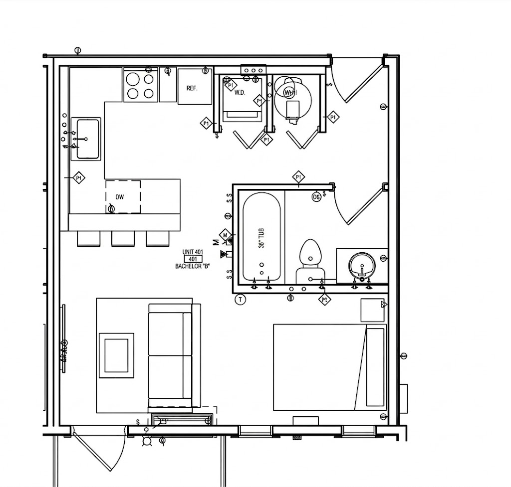 Studio Type A Floor Plan